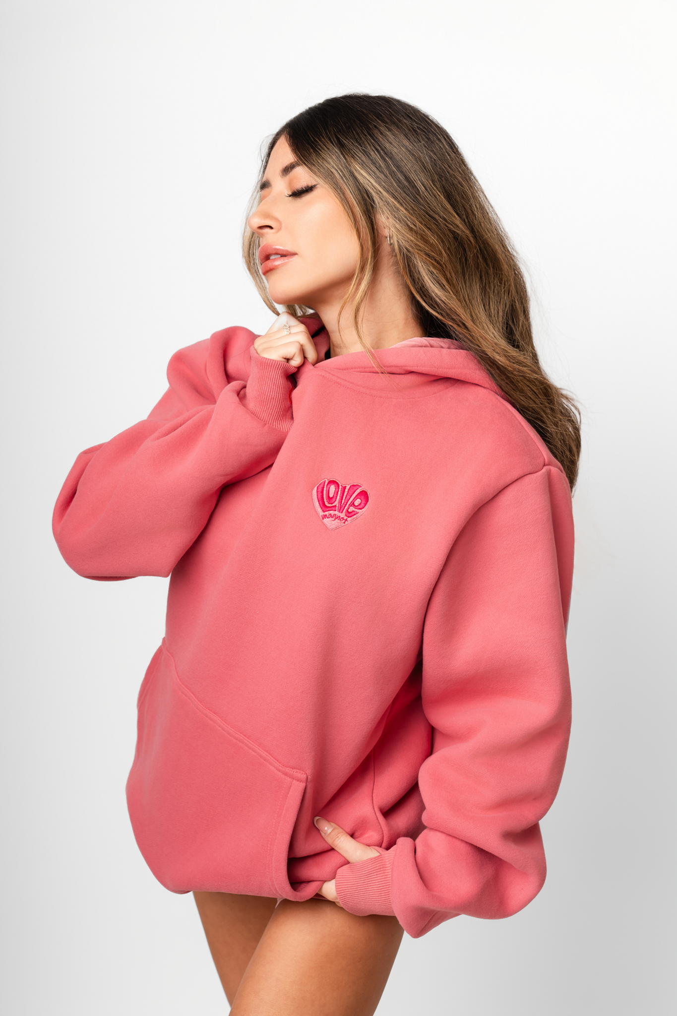 Cuddle Up in Style: Blush Pink Hoodie Goals