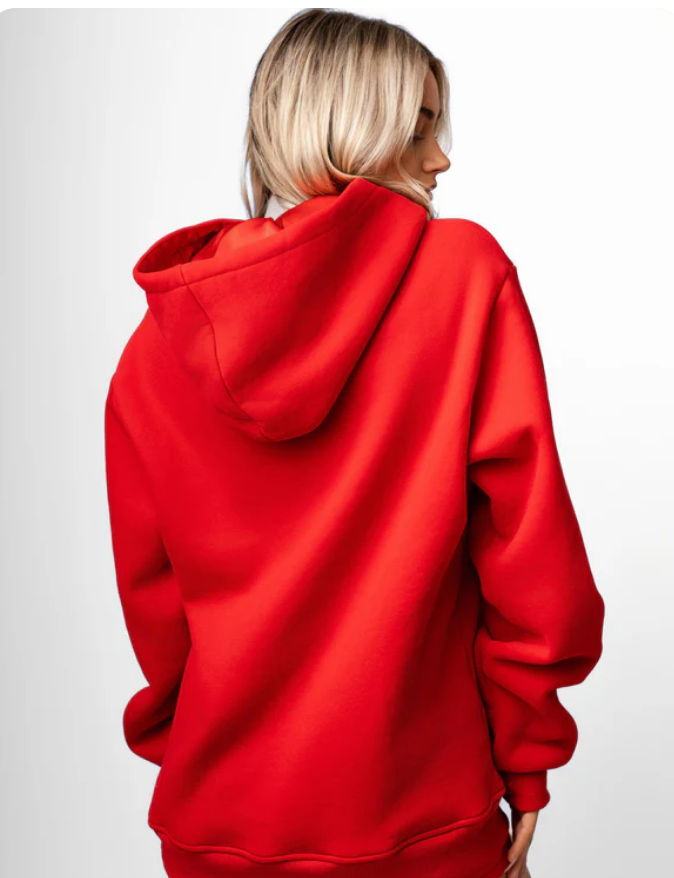 Cherry Crush Luxe Linked Hoodie: Magnetic Fashion That Connects Hearts