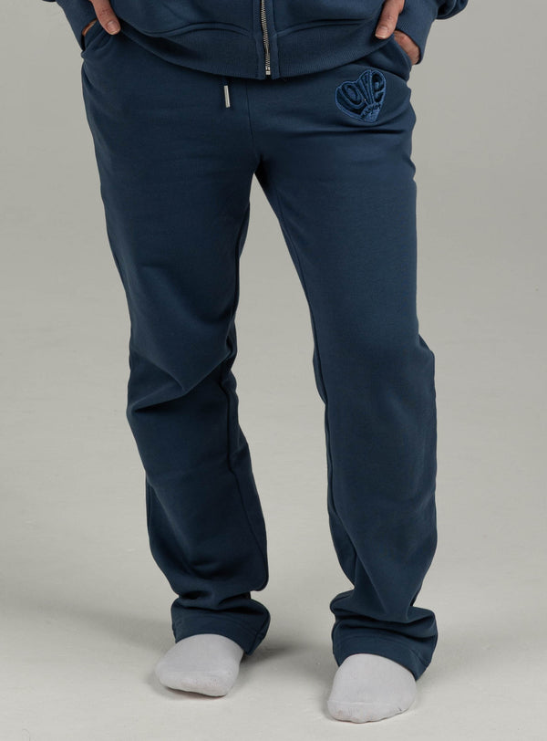 Love Magnet Metallic Logo Sweatpants – Midnight Bond Edition