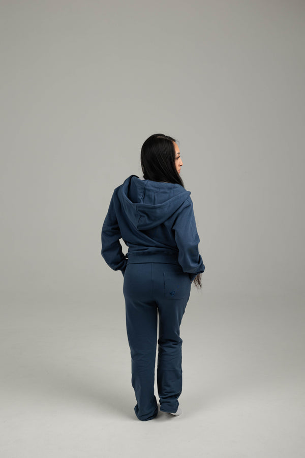 Love Magnet Metallic Logo Sweatpants – Midnight Bond Edition
