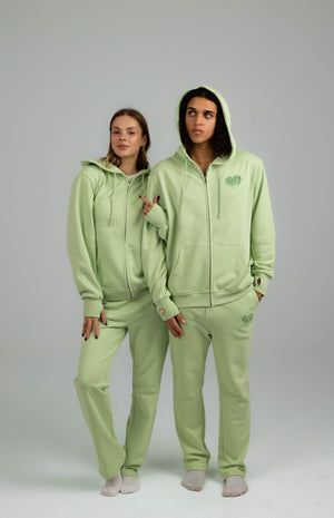 Love Magnet Beaded Logo Sweatpants – Lime Light Edition