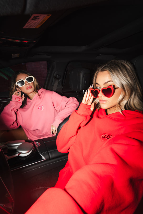 Cherry Crush Luxe Linked Hoodie - Flash Sale $30