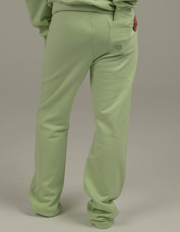 Love Magnet Beaded Logo Sweatpants – Lime Light Edition