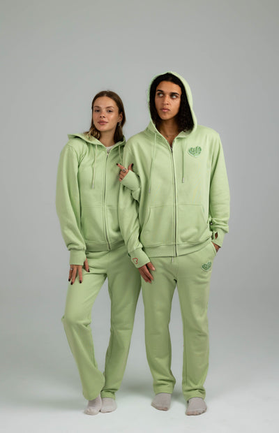 Love Magnet Beaded Logo Sweatpants – Lime Light Edition