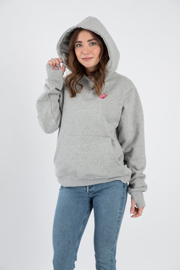 LOVE MAGNET HOODIE - Grey - $25 Flash Sale