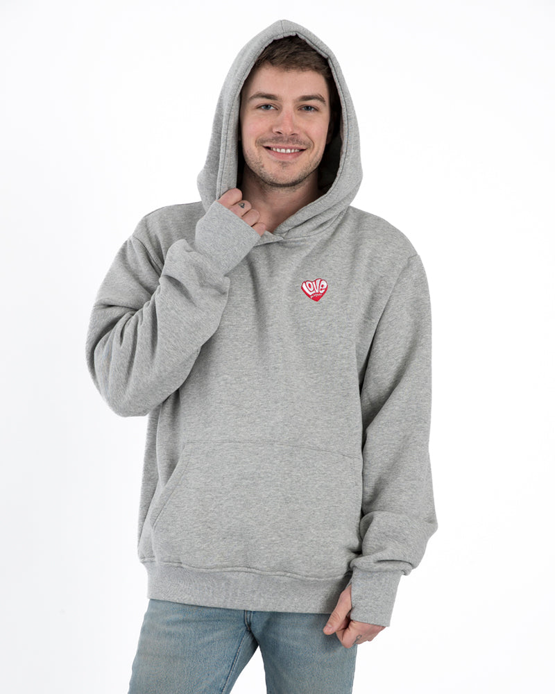 LOVE MAGNET HOODIE - Grey - $25 Flash Sale